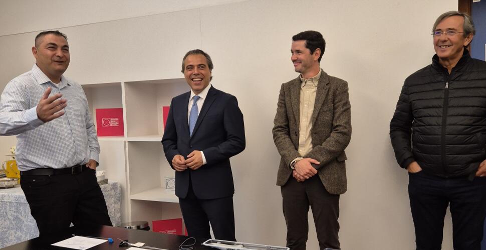 Presidente da Câmara de Guimarães Visita Obra da Nova Unidade Industrial da TAG Medical